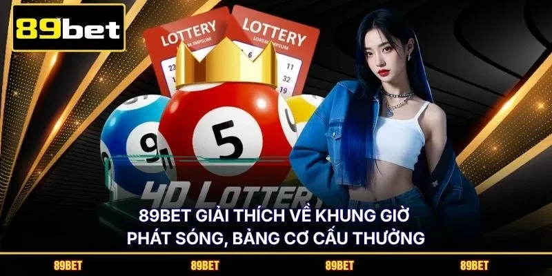 89BET giải thích về khung giờ phát sóng, bảng cơ cấu thưởng
